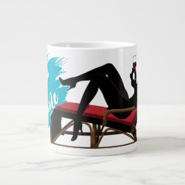 Café Grande Caneca de Tempo para Mim - Presente de Cuidado Pes