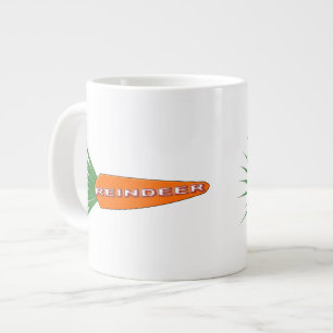Café Grande Caneca de um Cenoura para Rena de Natal