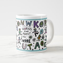 Café Grande Caneca Divertida de 20oz: Conhece Um que Se Preocu