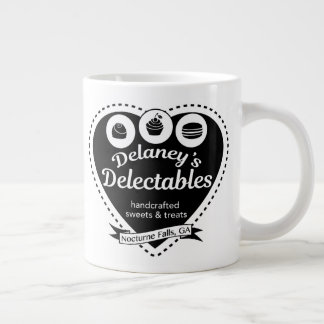 Café Grande Caneca do jumbo do Delectables de Delaney