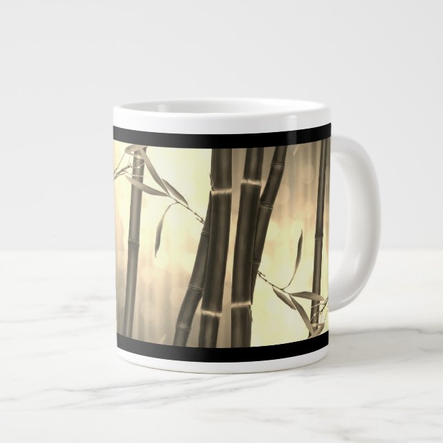 Café Grande Caneca Especial de Bambu (Frente Esquerda)