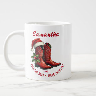 Café Grande Caneca Especial de Botas de Cowboy Rustic Line Dan