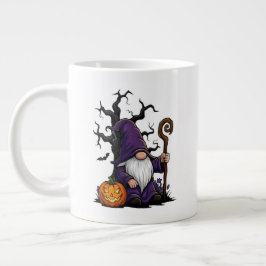 Café Grande Caneca Especial Gigante Gnome de Halloween