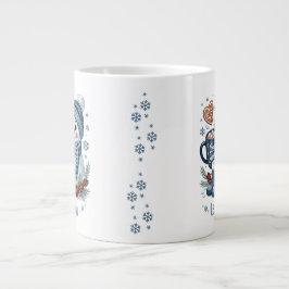 Café Grande Caneca Especial Homem de Neve