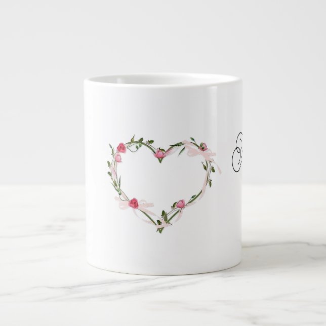Café Grande Caneca Especial para Mãe de Coração (Frente)