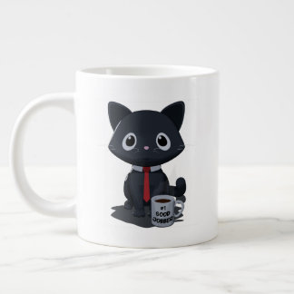 Café Grande Caneca Especialidade do Gato Fazedor de Tarefas Nú
