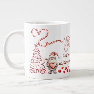 Café Grande Caneca Feliz Ano Novo – Design de Celebração Premi