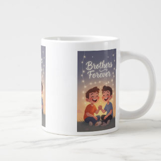 Café Grande Caneca Irmãos Para Sempre – Presente de Irmão, Irm