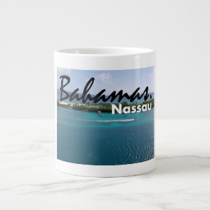 Café Grande Caneca Jumbo da Costa de Nassau das Bahamas Lindas
