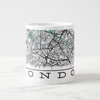 Café Grande Caneca Mapa de Londres