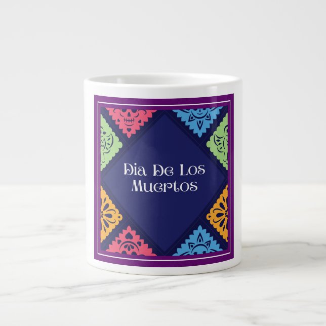 Café Grande Caneca méxico dia de los muertos  (Frente)