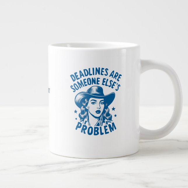 Café Grande Caneca para Gerente de Escritório Aposentado – Pre (Direita)
