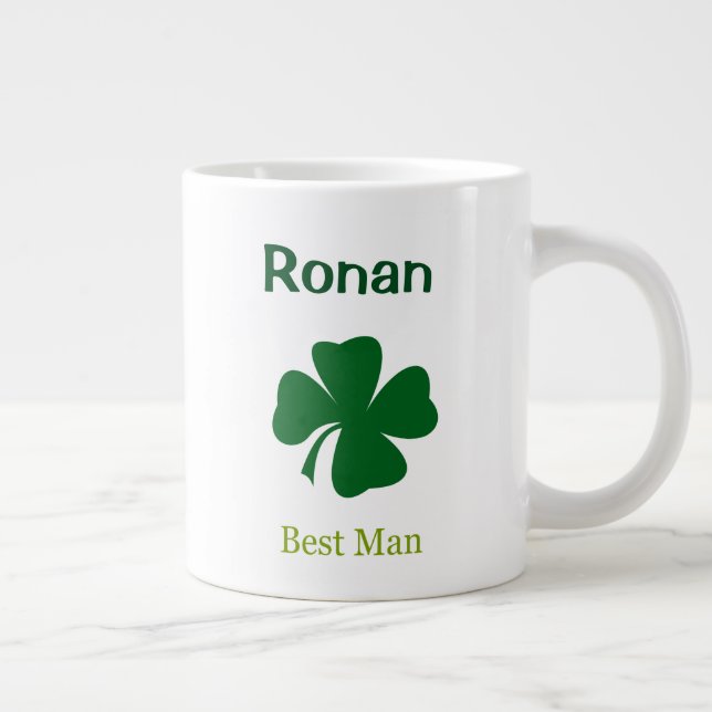 Café Grande Caneca Personalizada Noiva de Irlanda Presente do  (Direita)