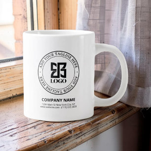 Café Grande Caneca Promocional de Pequenas Empresas com Logoti