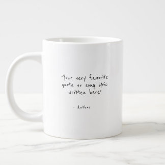 Café Grande Citação personalizada - crie sua própria caneca de