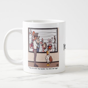 Café Grande Coelhos De Uma Caneca Especializada De Lineup