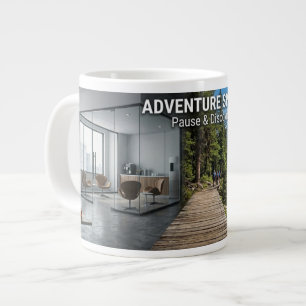 Café Grande De escritório para a natureza caneca