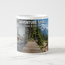 Café Grande De escritório para a natureza caneca