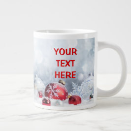 Café Grande Design da sua caneca jumbo - Balas de Natal
