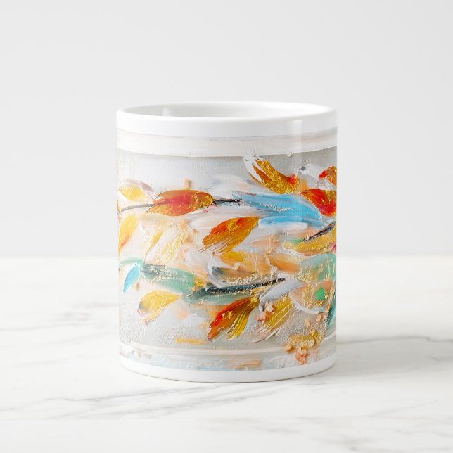 Café Grande DigAI Murmúrios de Marigold Caneca Jumbo (Frente)