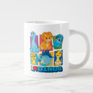 Café Grande Dino Ranch   Caneca Gigante de Dinossauro Divertid