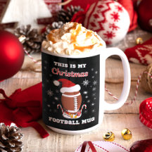 Esta É Minha Caneca De Futebol De Natal Com Lanche