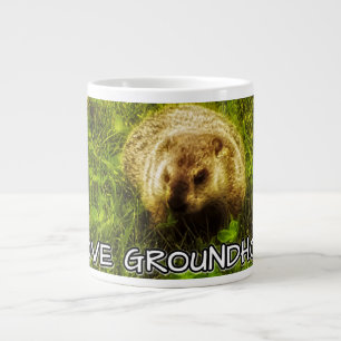 Café Grande Eu adoro caneca de mogs