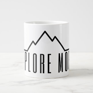 Café Grande Explore Mais Caneca Especialista Minimalista de Mo