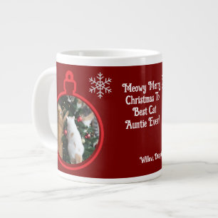 Café Grande Gatos Na Árvore De Natal Personalizar Caneca Espec