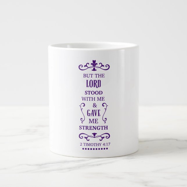Café Grande Guarde ou design sua própria caneca gigante de caf (Frente)