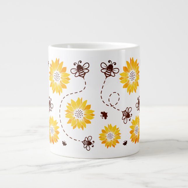 Café Grande Guarde ou design sua própria caneca gigante de caf (Frente)