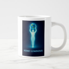 Café Grande Homo Luminous O Portador de Luz Caneca da Manhã Ju