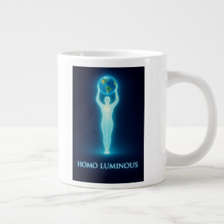 Café Grande Homo Luminous O Portador de Luz Caneca da Manhã Ju