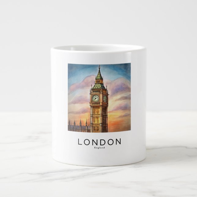 Café Grande Imagem de caneca de Londres (Frente)