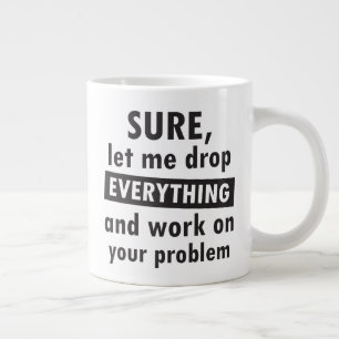 Café Grande Mantenha ou crie o seu próprio - caneca gigante de
