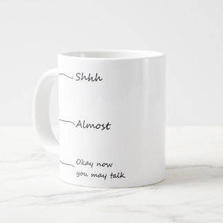 Café Grande "Ok, agora você pode falar" caneca de café.
