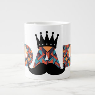 Café Grande Pai Realmente Incrível: Caneca de Padrão Geométric