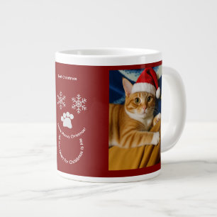 Café Grande Personalizar, Melhor Natal, Foto de Gato Caneca Es