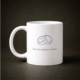 Café Grande Presente de Caneca de Registro de Cerimônia Civil
