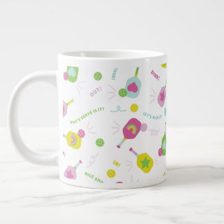Café Grande Presente do jogador de picleball para sua caneca d