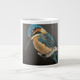 Café Grande Serenidade em Azul - Caneca de Arte Fina de Martim