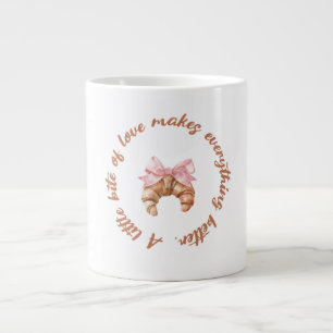 Café Grande Um Pequeno Bocado de Amor Caneca Fofa para Menin