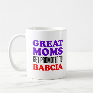Café Grandes mães promovidas à caneca de Babcia
