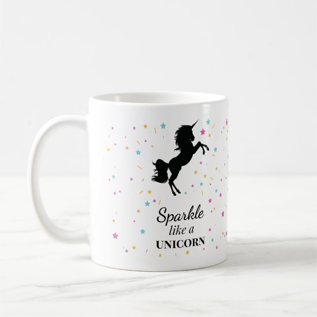 Café Grelha Como Uma Caneca De Unicórnio (Esquerda)