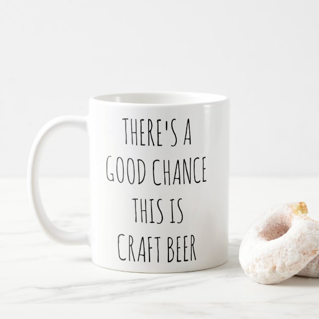 Café Há uma boa possibilidade que esta é caneca de (Com Donut)
