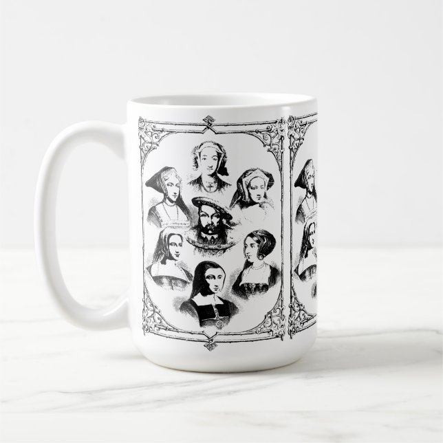 Café Henry VIII e sua caneca de seis esposas (Esquerda)