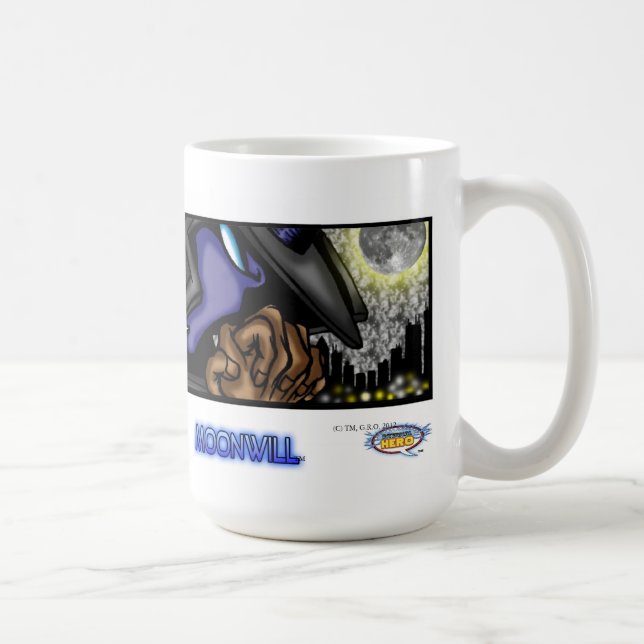 Café Hoje, eu posso.  Caneca de Moonwill (V.2 com (Direita)