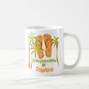 Café Honeymooning na caneca de Jamaica