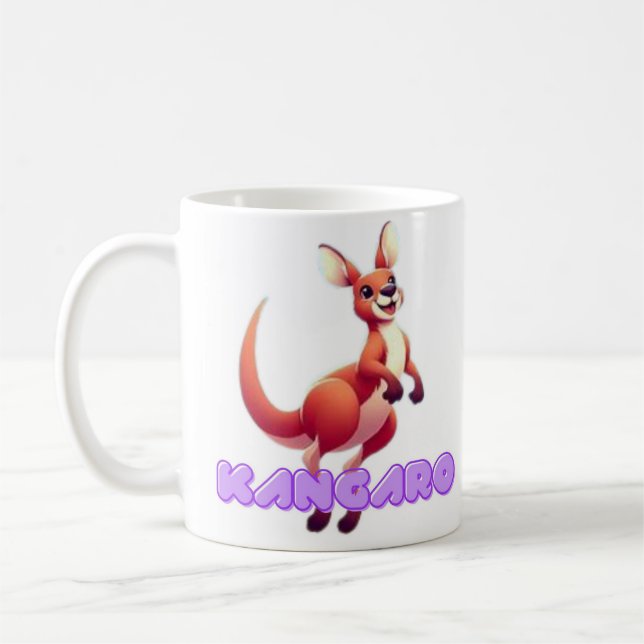 Café Humor australiano cortou caneca de canguru (Esquerda)