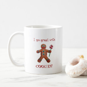 Café Humorável caneca de Cookie de Natal